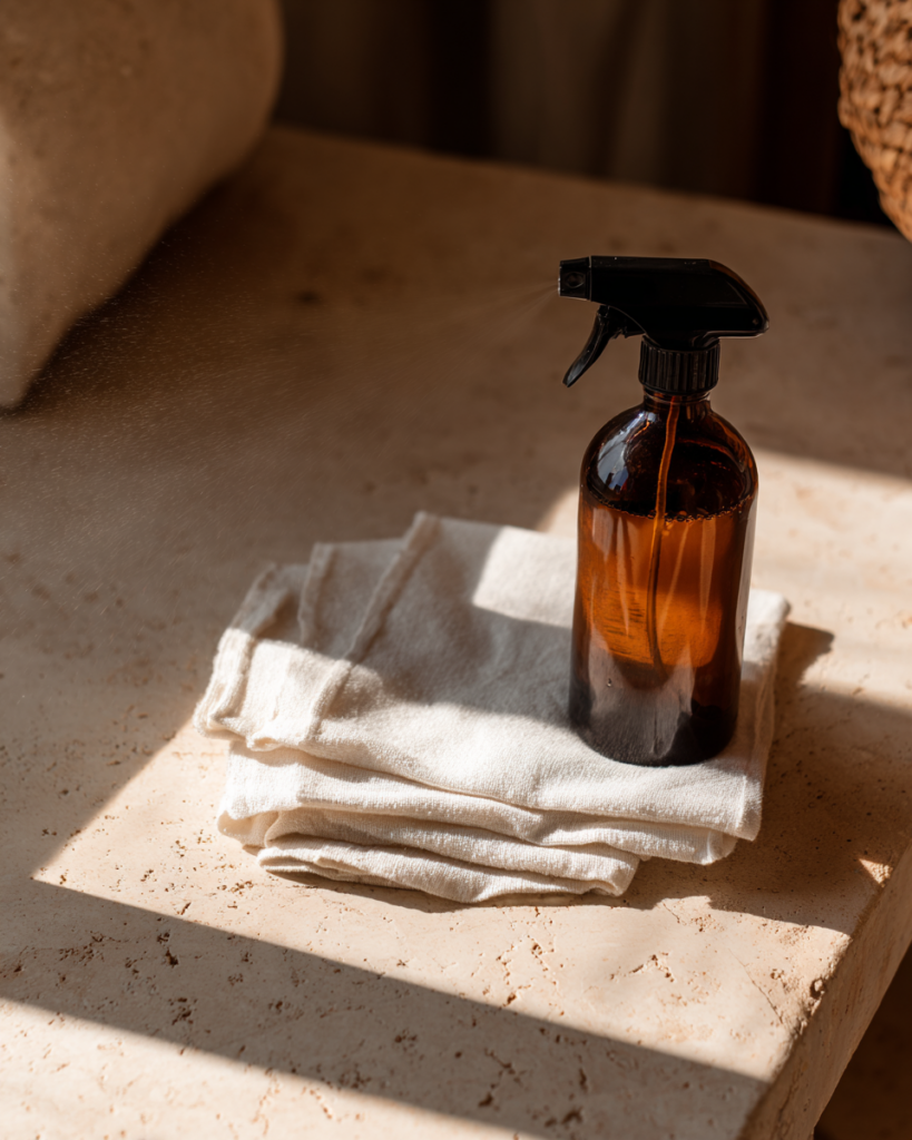 Sacred Space professional cleaner — detail-focused approach to premium cleaning