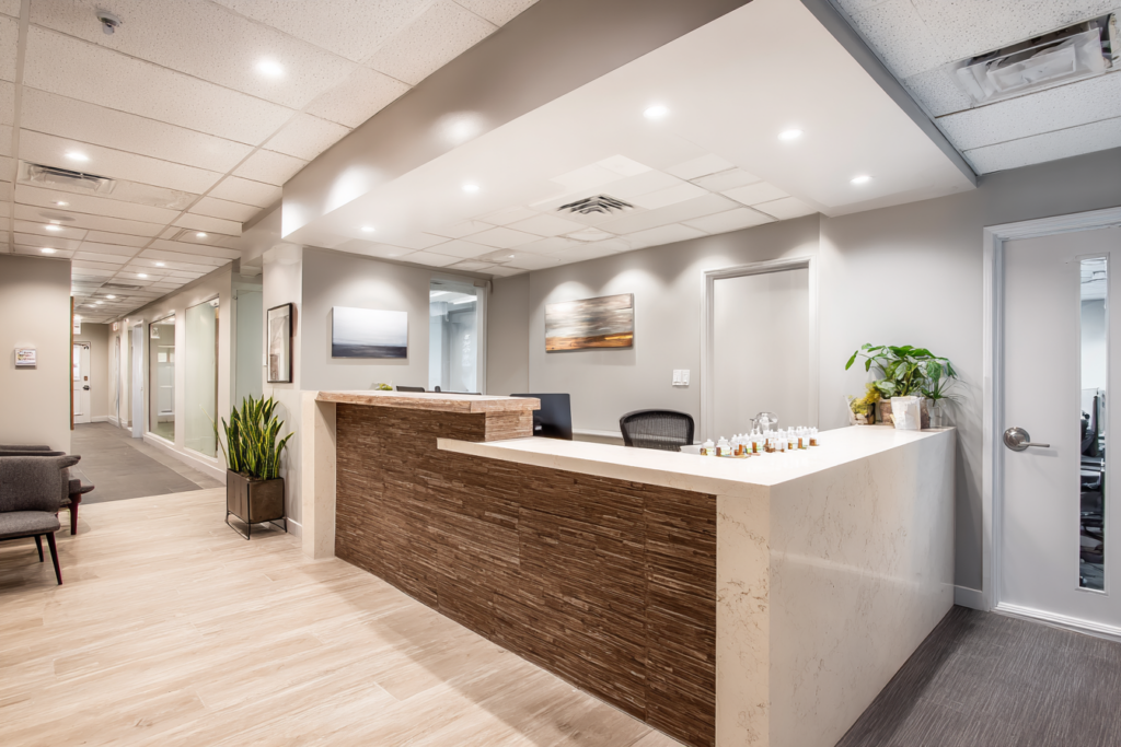 Clean, polished commercial workspace serviced by Sacred Space Cleaning — Hunter Valley