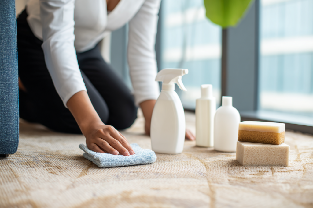 Sacred Space cleaner delivering meticulous commercial cleaning in the Hunter Valley